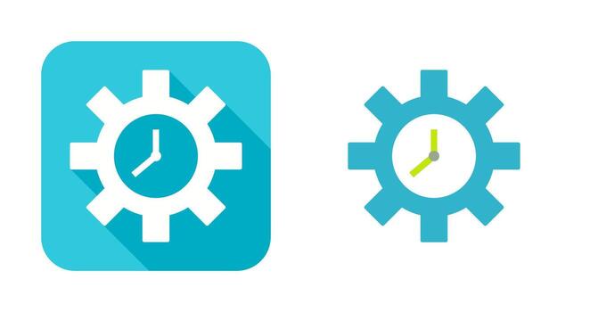 Unique Time Optimization Vector Icon