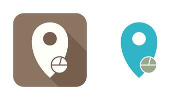 Location Statistics Vector Icon