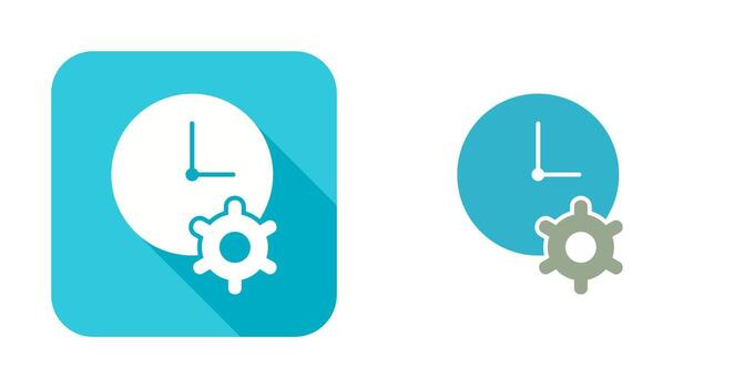 Unique Time Optimization Vector Icon