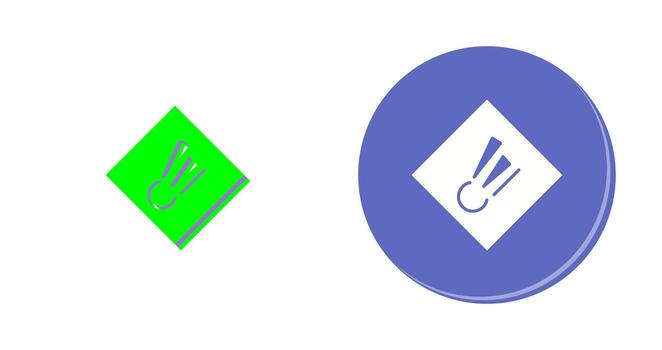 icono de vector de material explosivo