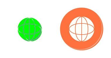 Unique Globe Vector Icon