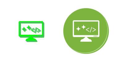 Unique Clean Code Vector Icon