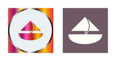 Small Yacht Vector Icon