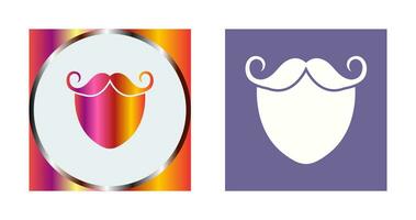 Beard and Moustache Vector Icon