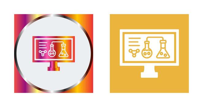 icono de vector de experimento