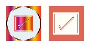 Checkbox Vector Icon