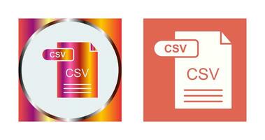 CSV Vector Icon