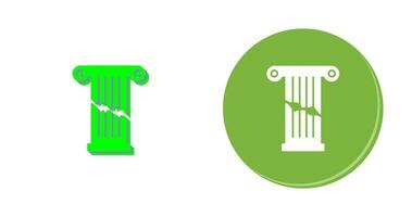 Broken Pillar Vector Icon