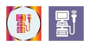 Ultrasound Machine Vector Icon