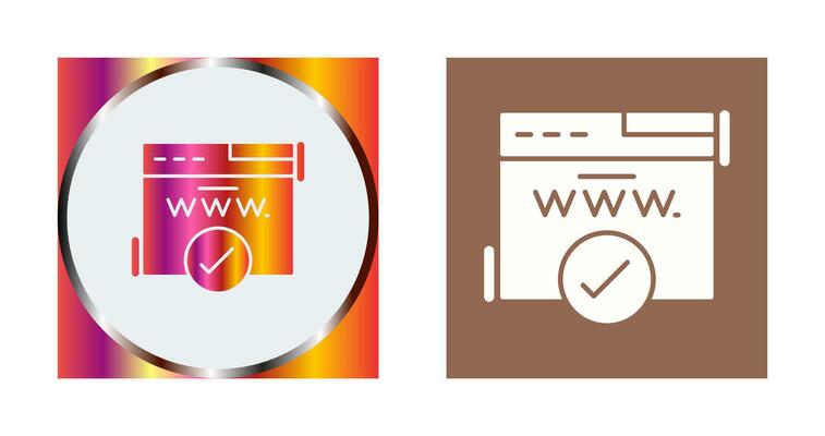 Domain Vector Icon