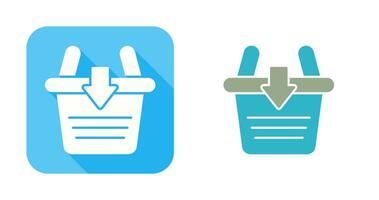 Add To Basket Vector Icon