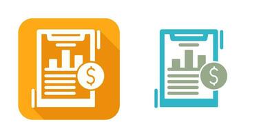 Financial Analytics Vector Icon