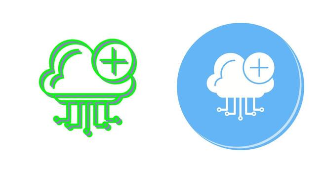Cloud Computing Vector Icon