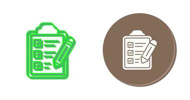 Checklist Vector Icon