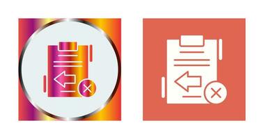 Return Failed Vector Icon