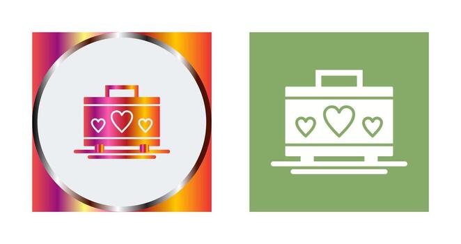 icono de vector de maleta