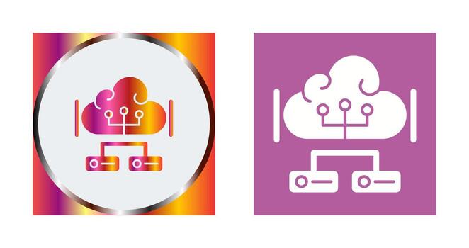 icono de vector de datos grandes