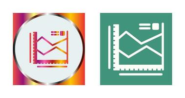 Spline Chart Vector Icon