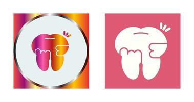 Toothache And Plaque Vector Icon