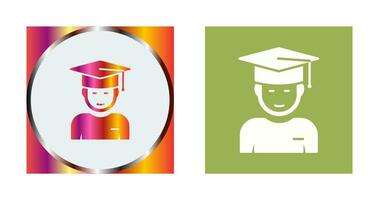 Graduate Student Vector Icon