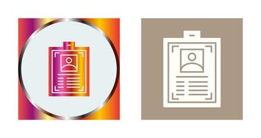 ID Card Vector Icon