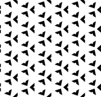 Black seamless abstract pattern. Overlay for background and backdrop. Ornamental design. PNG graphic illustration with transparent background.
