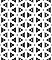 Black and white seamless abstract pattern. Background and backdrop. Grayscale ornamental design. vector