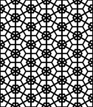 Black and white seamless abstract pattern. Background and backdrop. Grayscale ornamental design. vector