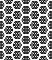 Black and white seamless abstract pattern. Background and backdrop. Grayscale ornamental design. vector