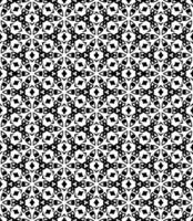 Black and white seamless abstract pattern. Background and backdrop. Grayscale ornamental design. vector