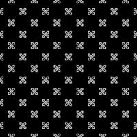 Black and white seamless abstract pattern. Background and backdrop. Grayscale ornamental design. vector