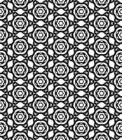 Black and white seamless abstract pattern. Background and backdrop. Grayscale ornamental design. vector