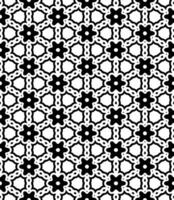 Black and white seamless abstract pattern. Background and backdrop. Grayscale ornamental design. vector