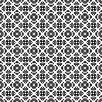 Black and white seamless abstract pattern. Background and backdrop. Grayscale ornamental design. vector