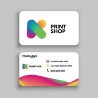 Modern Business Card Design Template vector