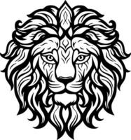 Lion - Minimalist and Flat Logo - Vector illustration