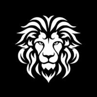 Lion - Minimalist and Flat Logo - Vector illustration