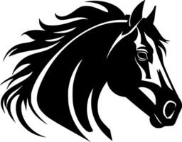 caballo - minimalista y plano logo - vector ilustración