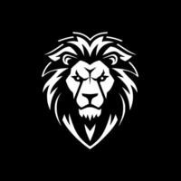 Lion, Minimalist and Simple Silhouette - Vector illustration