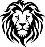 Lion, Minimalist and Simple Silhouette - Vector illustration