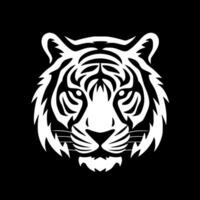 Tigre - minimalista y plano logo - vector ilustración