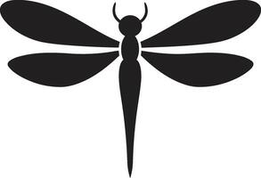 Eclipse of the Dragonfly Shadowed Celestial Insignia vector