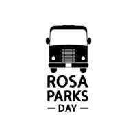 Rosa Parks Day icon. vector