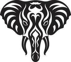 Elephant Logo with Herd A Symbol of Community and Strength Elephant Logo with African Landscape A Symbol of Nature and Wildlife vector