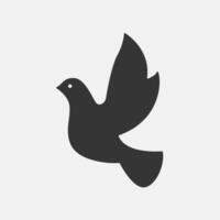 Dove of peace symbol. Vector