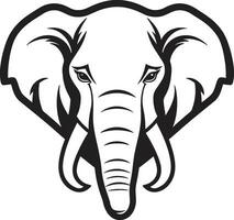 Elephant Logo with 3D Effect A Realistic and Immersive Design Elephant Logo Icon A Versatile and Flexible Design vector