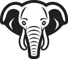elefante logo para embalaje un elegante y atractivo diseño elefante logo para ropa un de moda y de moda diseño vector