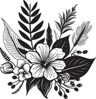 decorativo floral diseño icono un negro vector icono ese será hacer tu diseños brillar negro vector floral icono un eterno y elegante icono para ninguna diseño