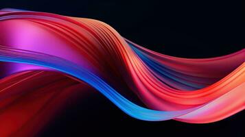 Multicolor abstract neon background. Created with Generative AI photo