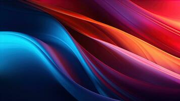 Multicolor abstract neon background. Created with Generative AI photo
